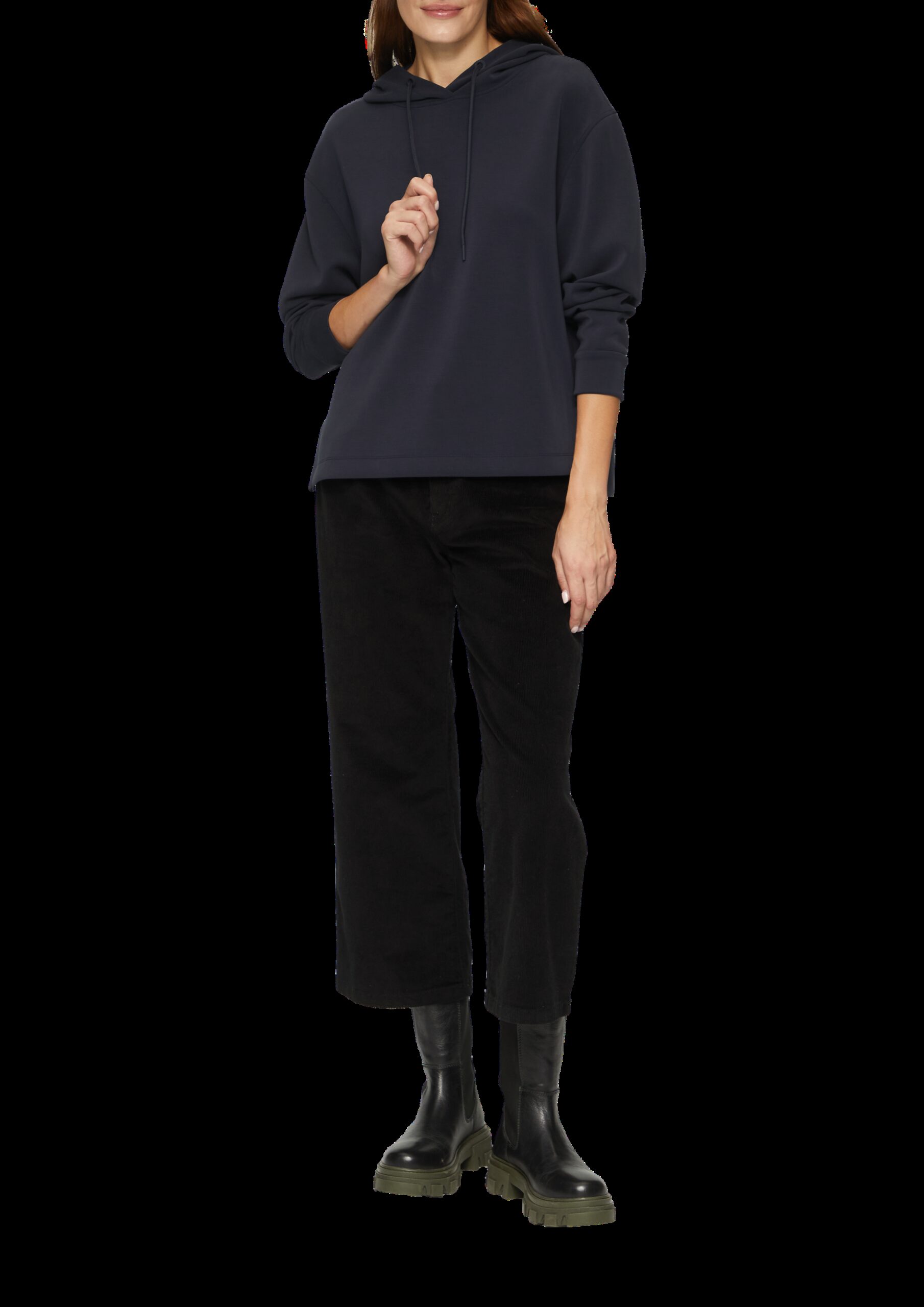 Hoodie aus Scuba im Relaxed Fit