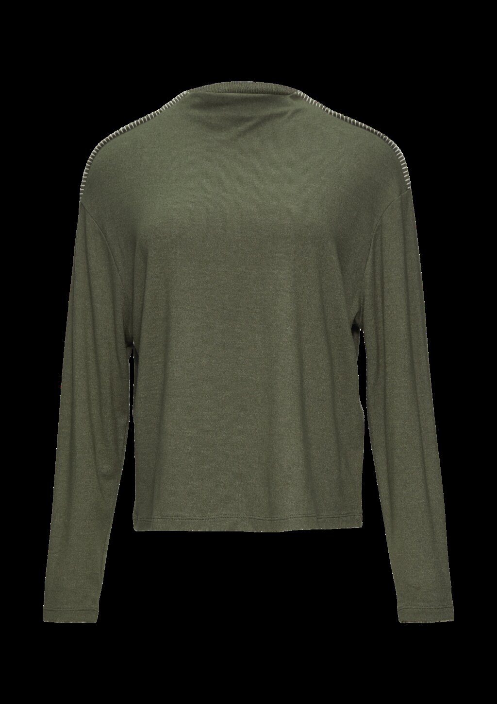 Longsleeve aus gebürstetem Jerseystrick
