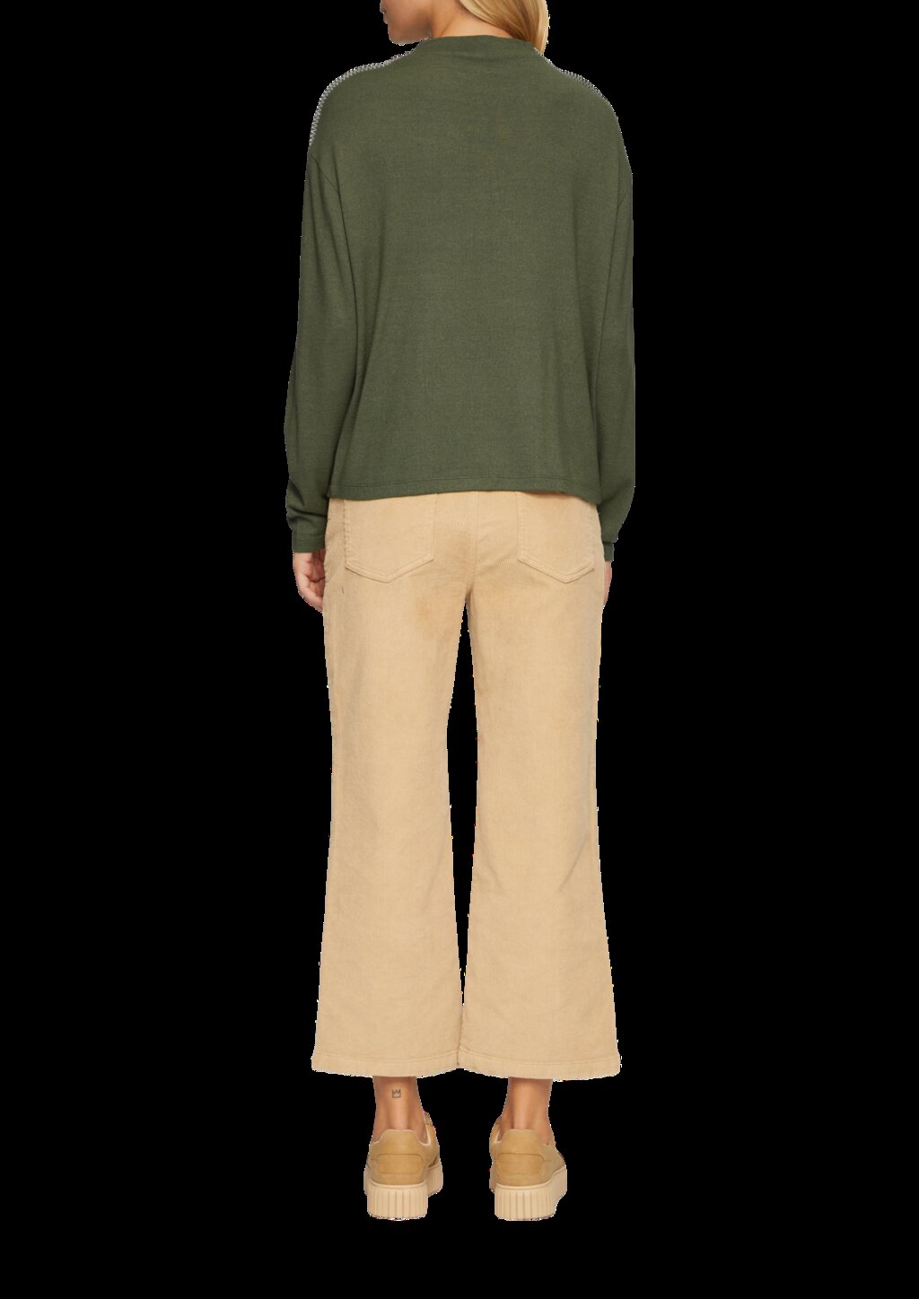 Longsleeve aus gebürstetem Jerseystrick