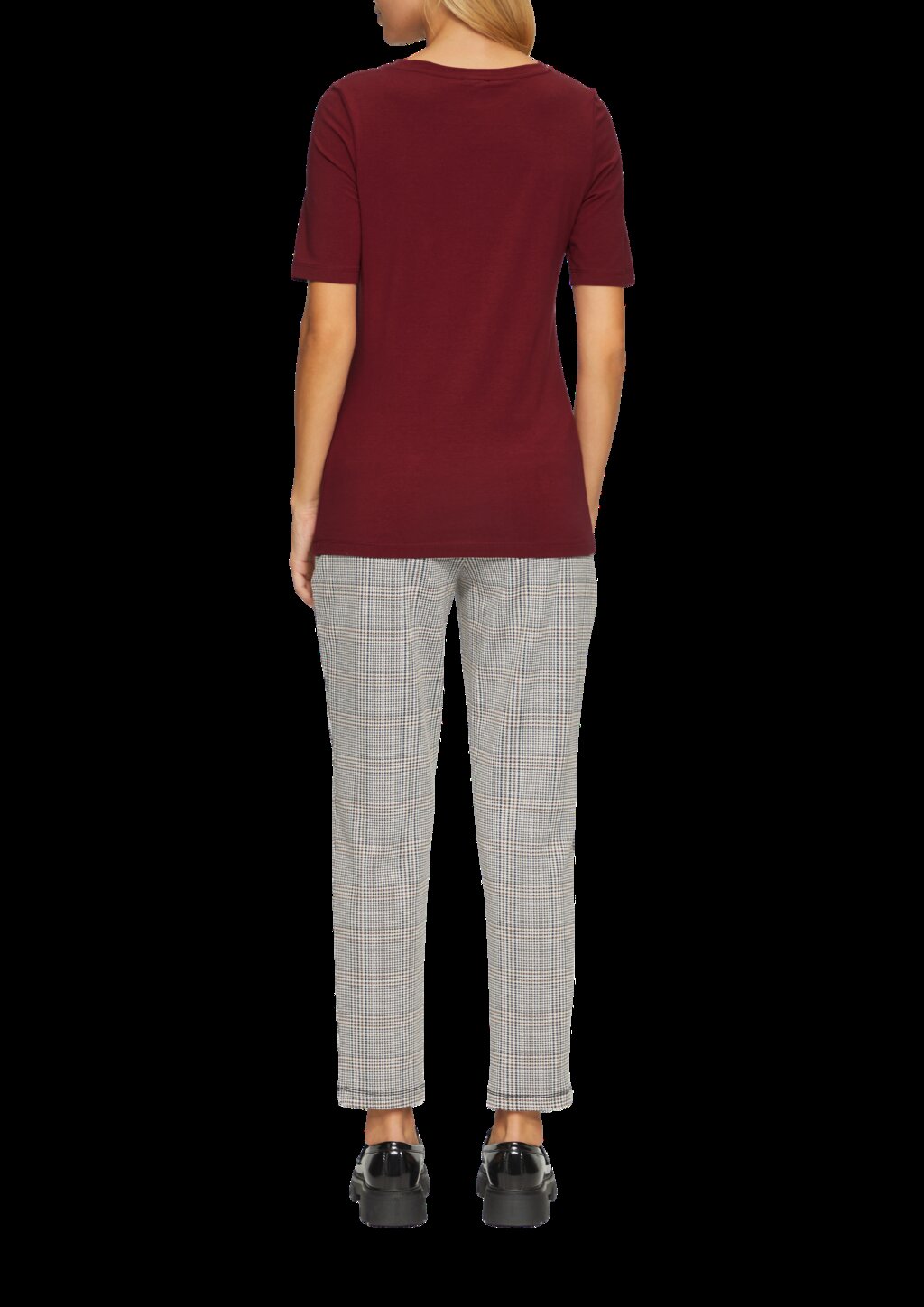 T-Shirt mit Frontprint im Slim Fit