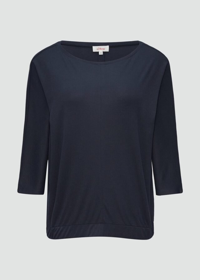 O-Shape-Shirt mit Fledermausarm