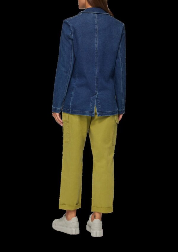 Antaillierter Blazer aus Sweat-Denim