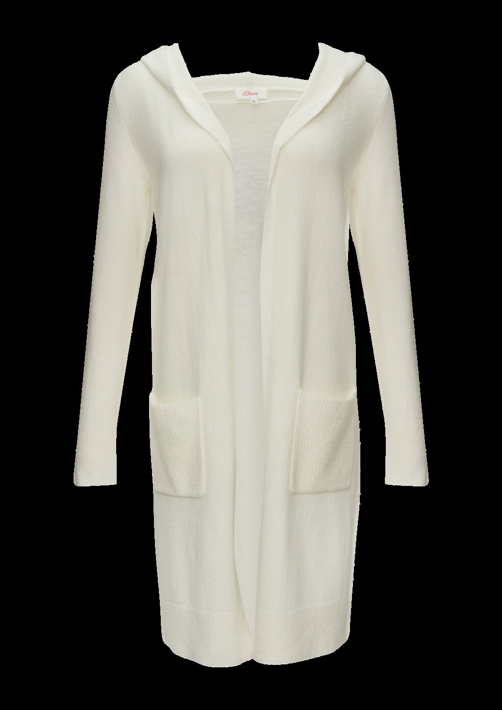 Long-Cardigan mit Kapuze