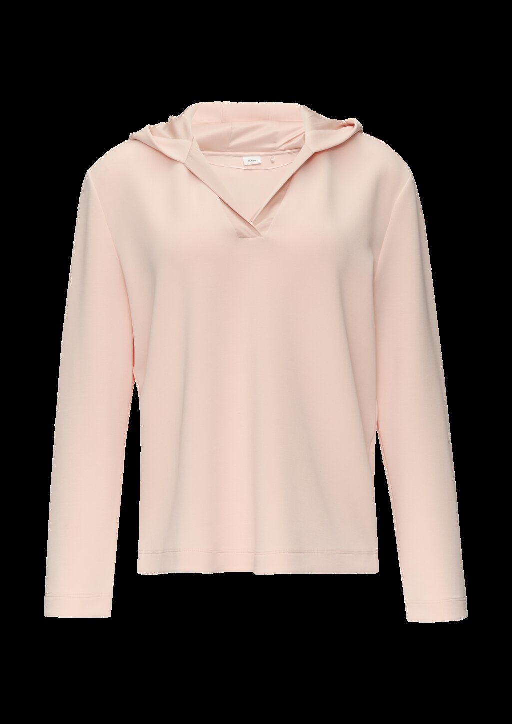 Kapuzenshirt mit Satin-Details