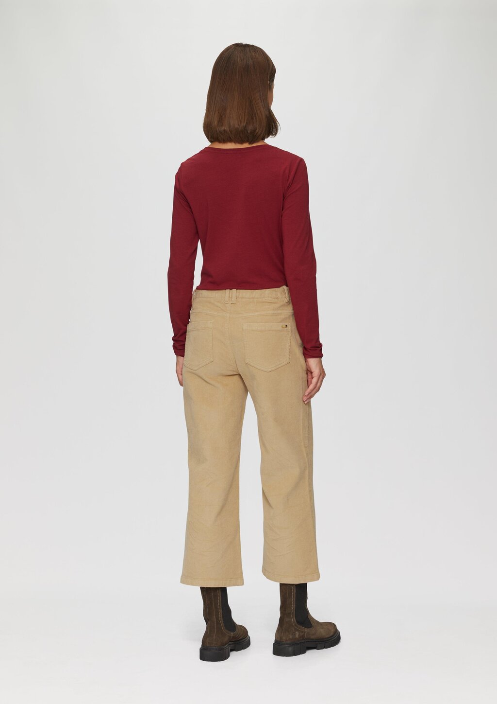 Elastische Culotte aus Cord