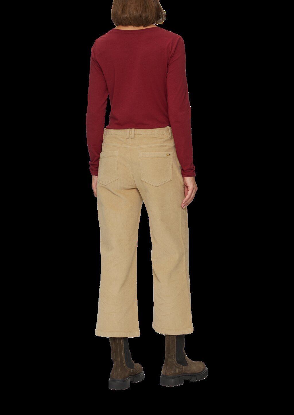 Elastische Culotte aus Cord