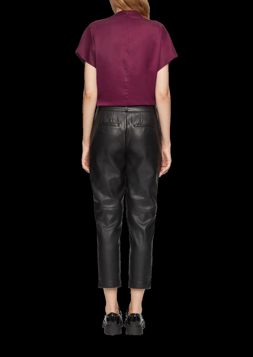 Satinbluse im Loose Fit