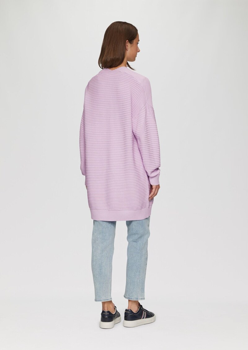 Strickjacke mit Strukturmuster