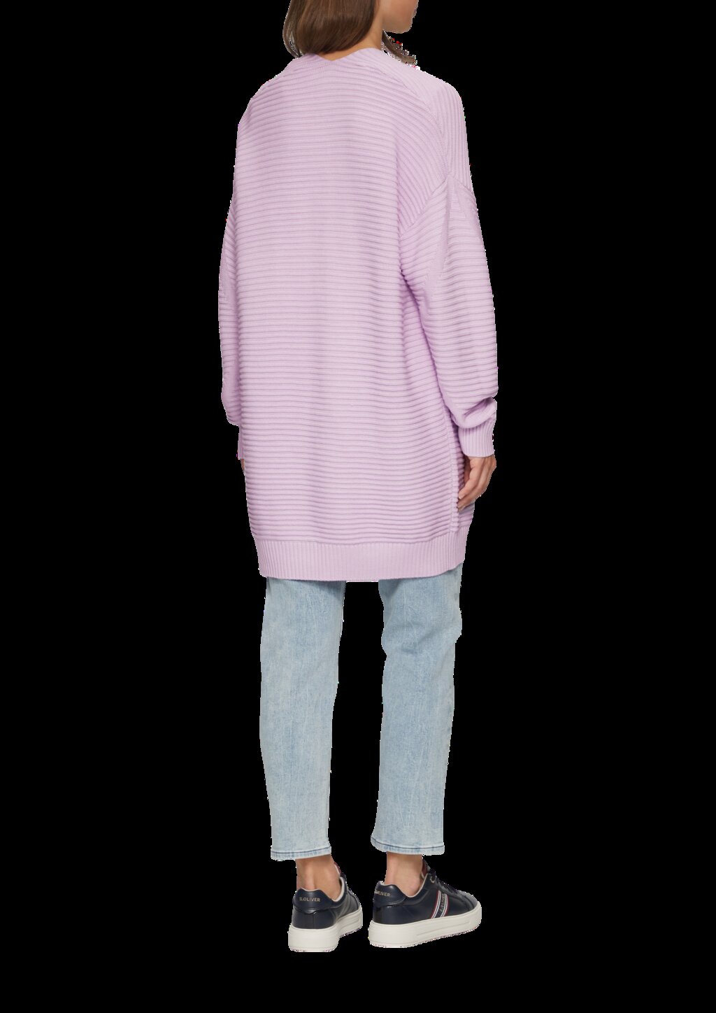 Strickjacke mit Strukturmuster