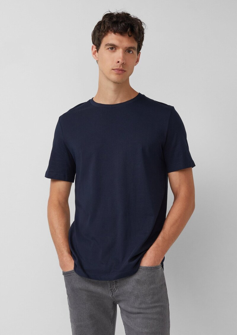 Basic-T-Shirt aus Baumwolle im 2er-Pack