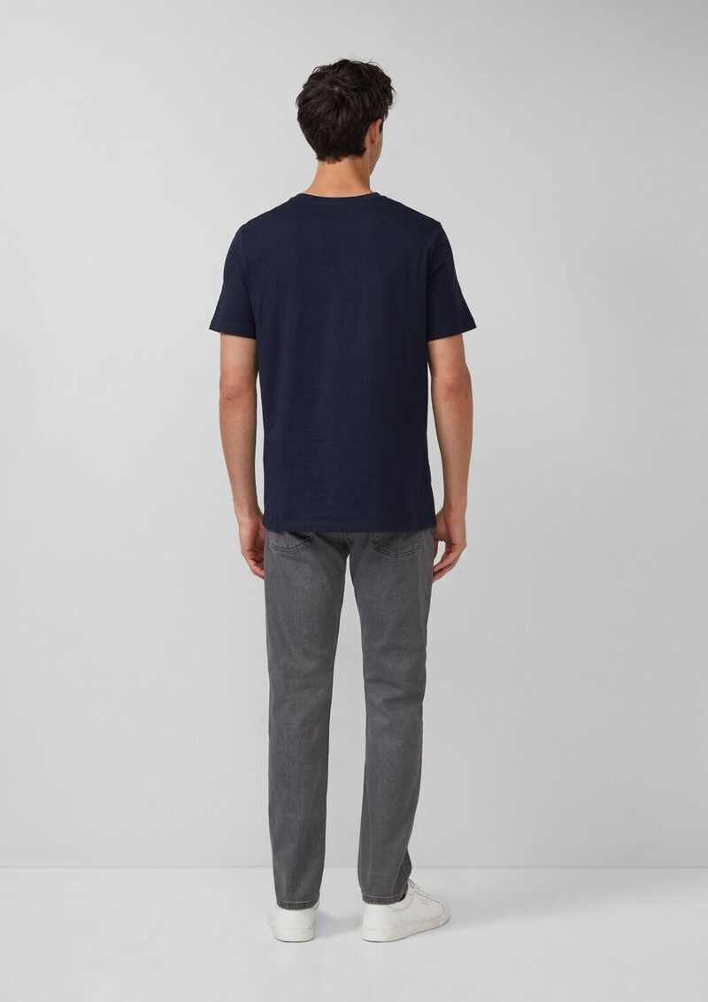 Basic-T-Shirt aus Baumwolle im 2er-Pack