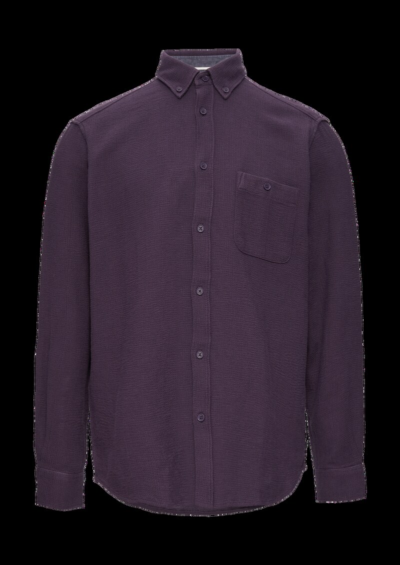 Regular Fit: Button-down-Hemd aus Strukturware