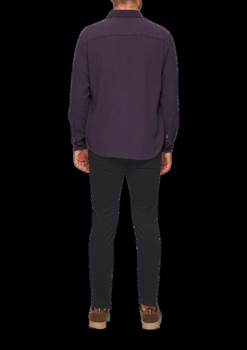 Regular Fit: Button-down-Hemd aus Strukturware