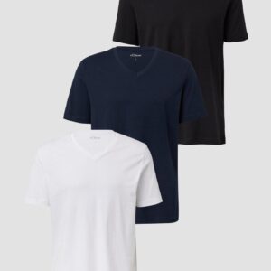 Basic-T-Shirt im 3er-Pack