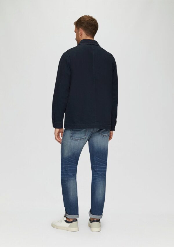 Canvas-Jacke mit Cordkragen