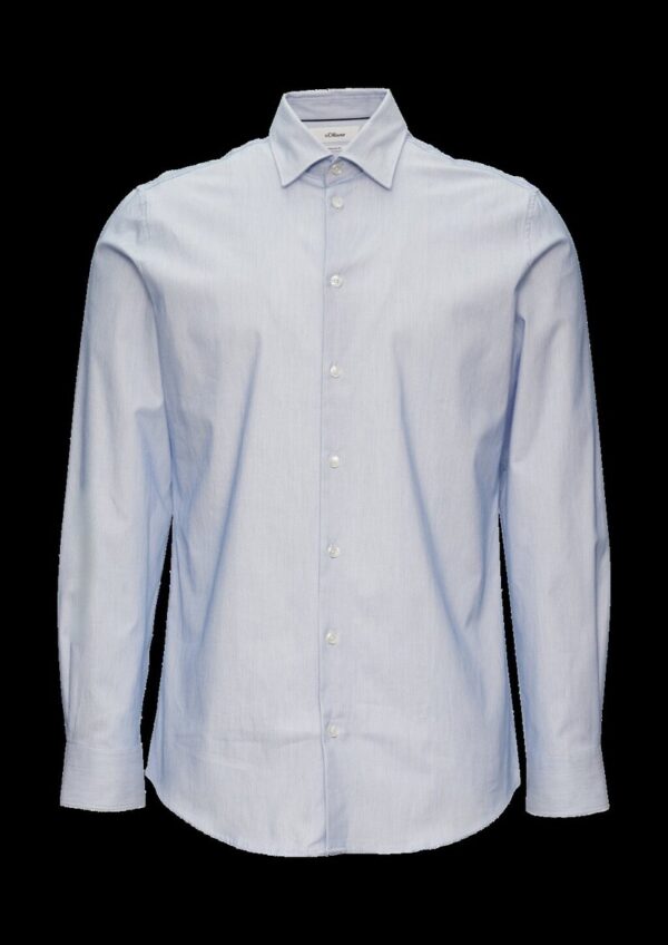 Tailored Fit: Hemd aus Baumwollstretch