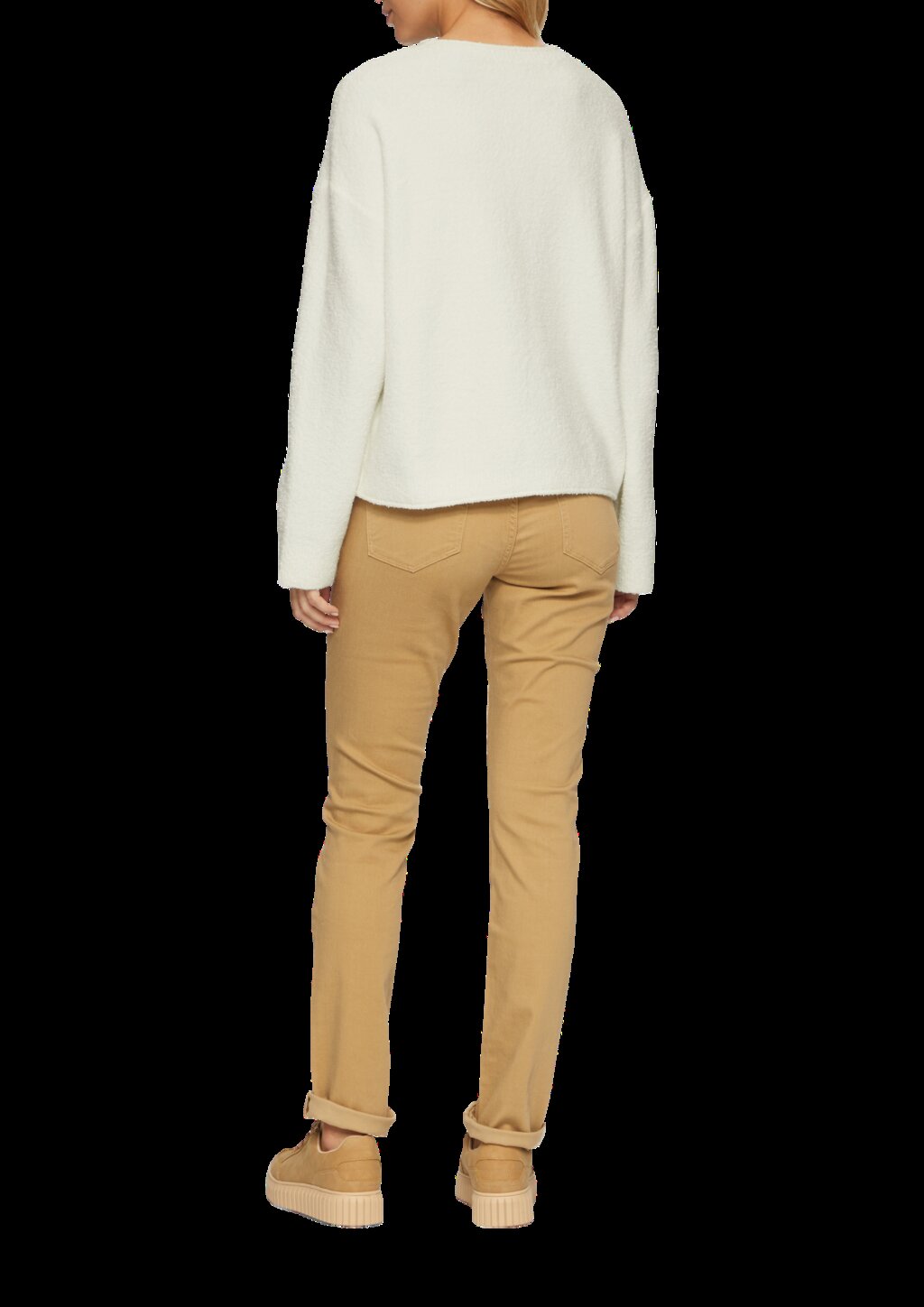 Weicher Strickpullover aus Bouclé