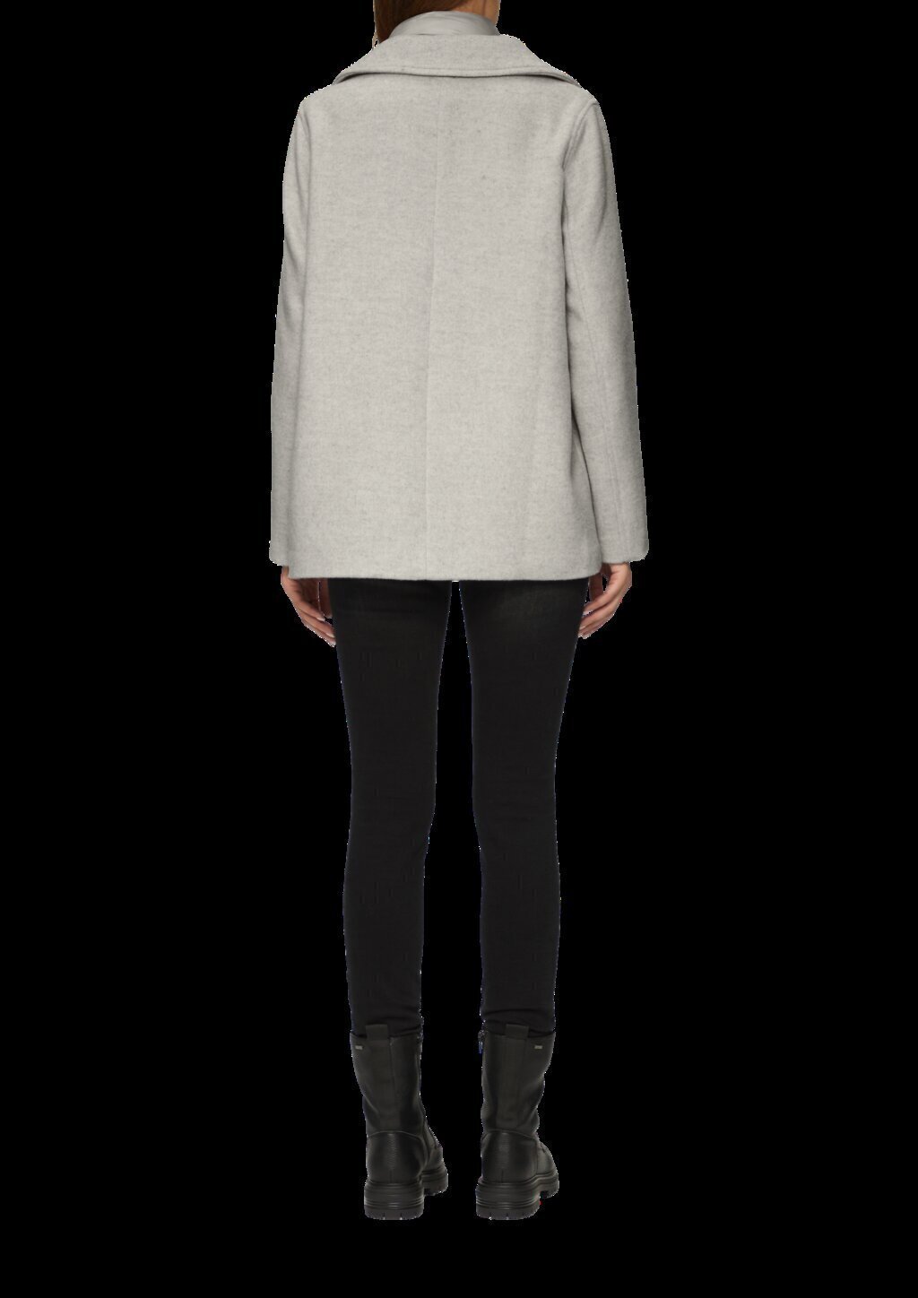 Cabanjacke im Materialmix mit herausnehmbarem Einsatz