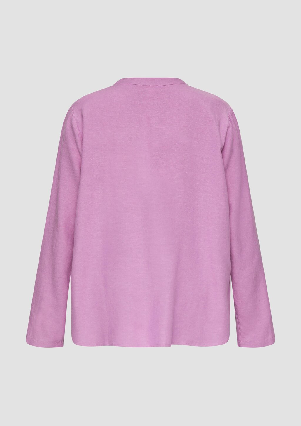 Bluse mit Stehkragen und Knopfleiste