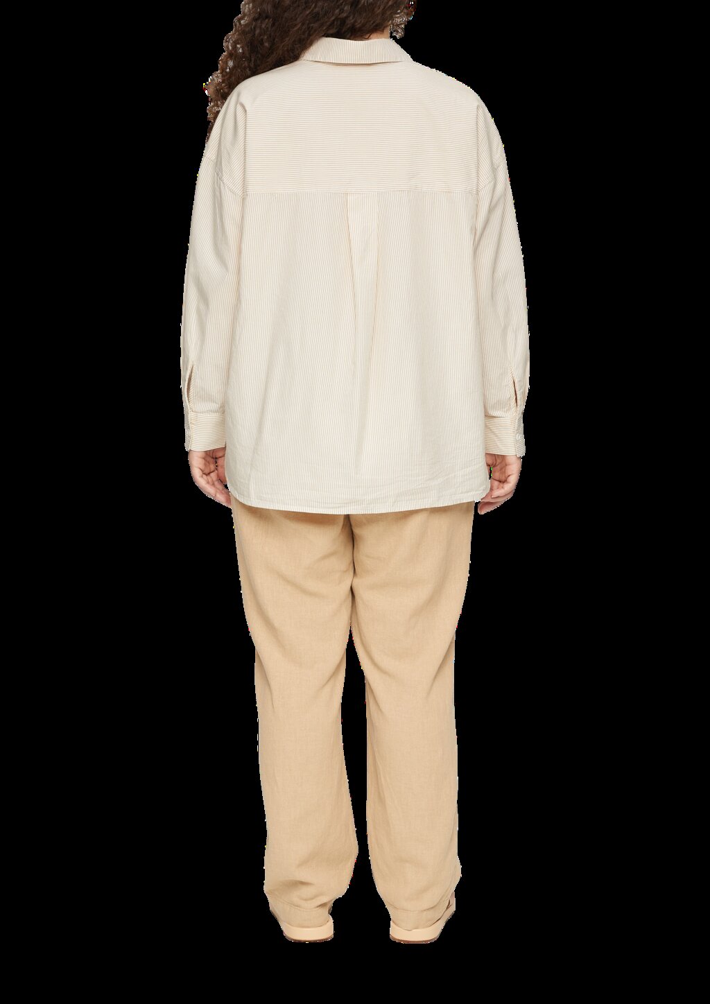 Oversized-Hemdbluse aus Baumwolle