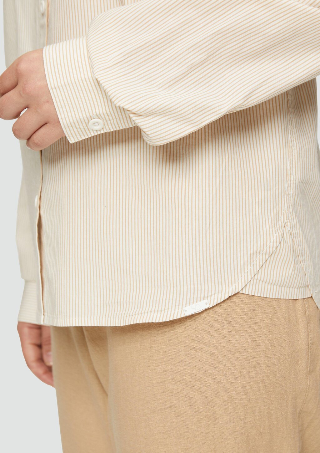 Oversized-Hemdbluse aus Baumwolle