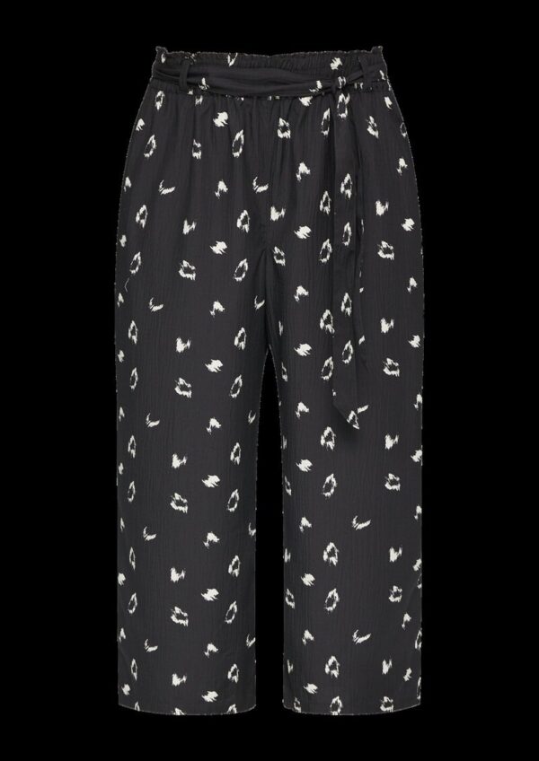 Kurze Schlupfhose mit Bindeband und Elastikbund