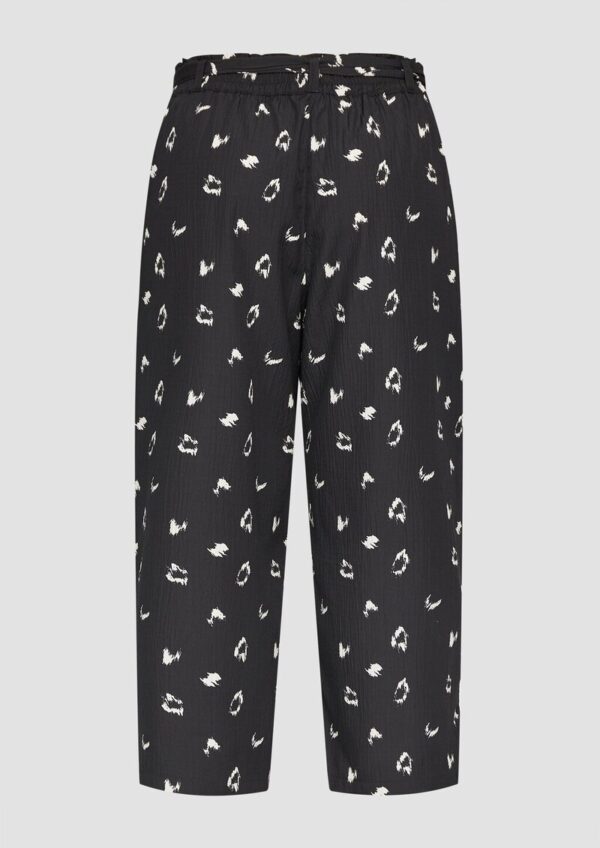 Kurze Schlupfhose mit Bindeband und Elastikbund