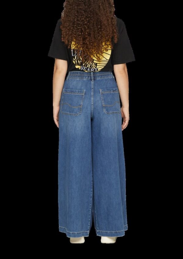 Jeans / Mid Rise / Wide Leg / Elastischer Bund