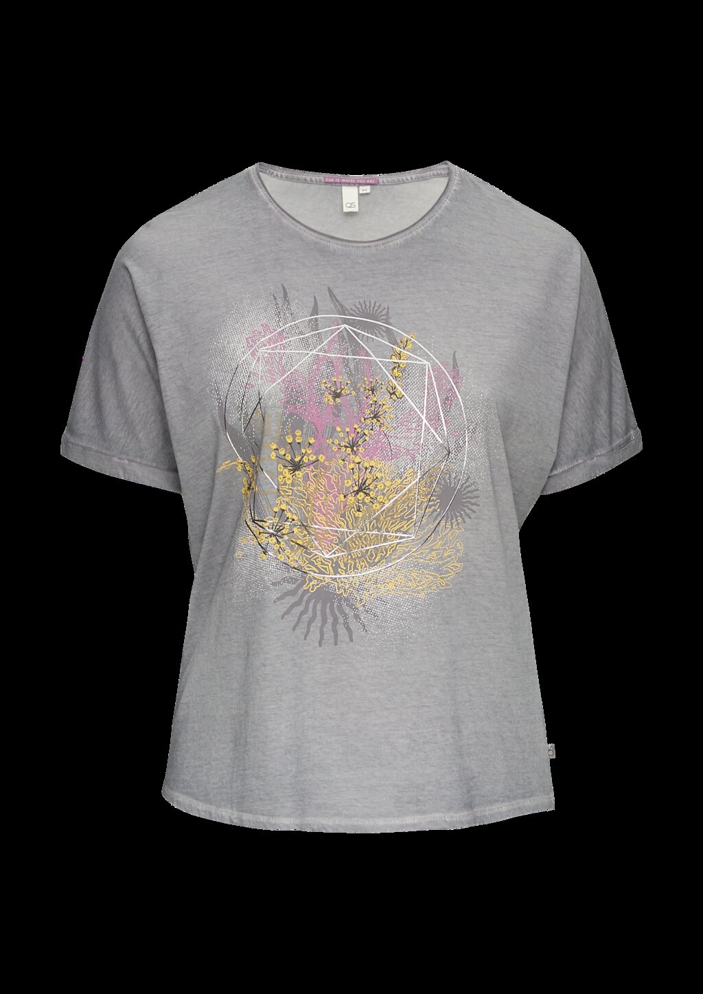 Oversize-Shirt mit Rundhalsausschnitt und Frontprint