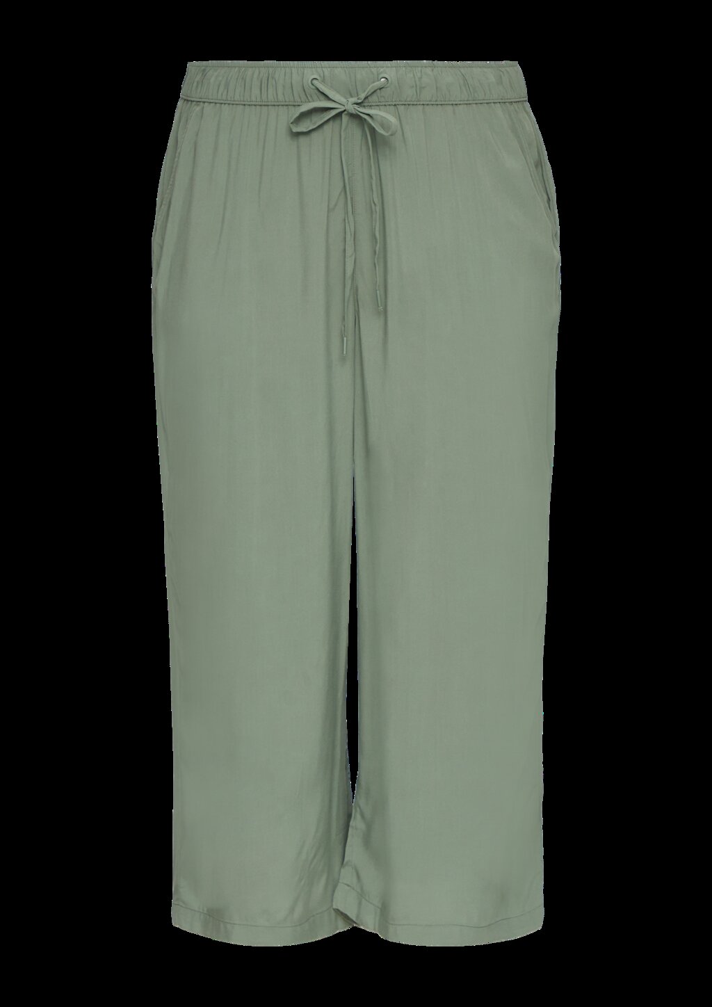 Kurze Hose mit elastischem Bund aus Viskose