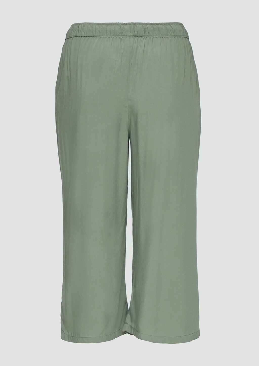 Kurze Hose mit elastischem Bund aus Viskose