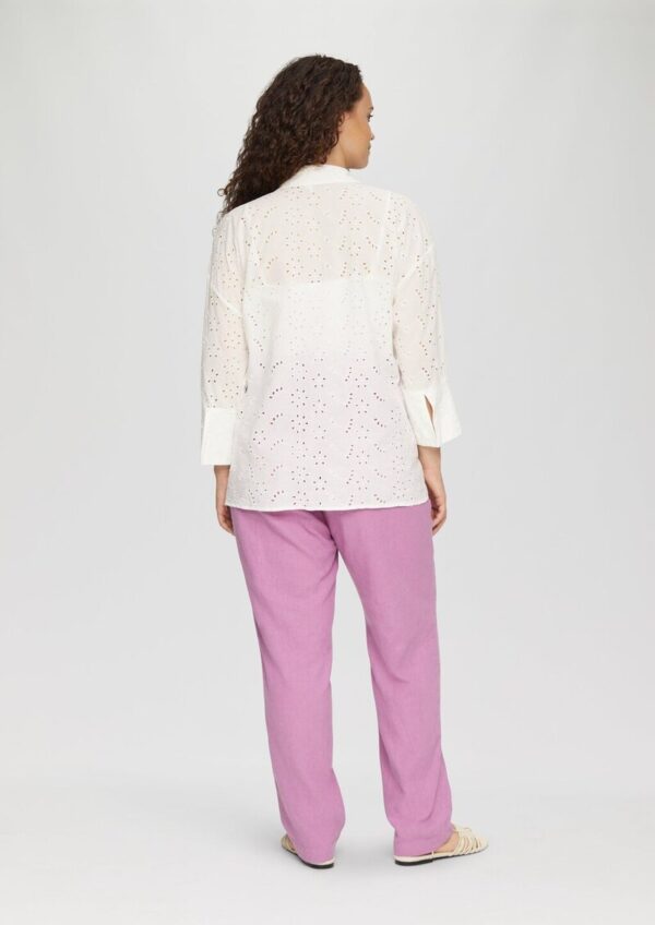 Oversized-Hemdbluse mit überschnittenen Schultern