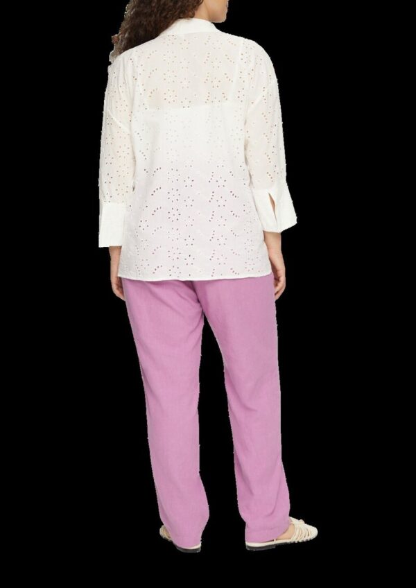 Oversized-Hemdbluse mit überschnittenen Schultern