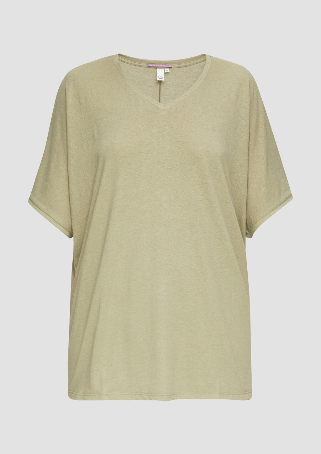 T-Shirt aus Leinenmix im Relaxed Fit