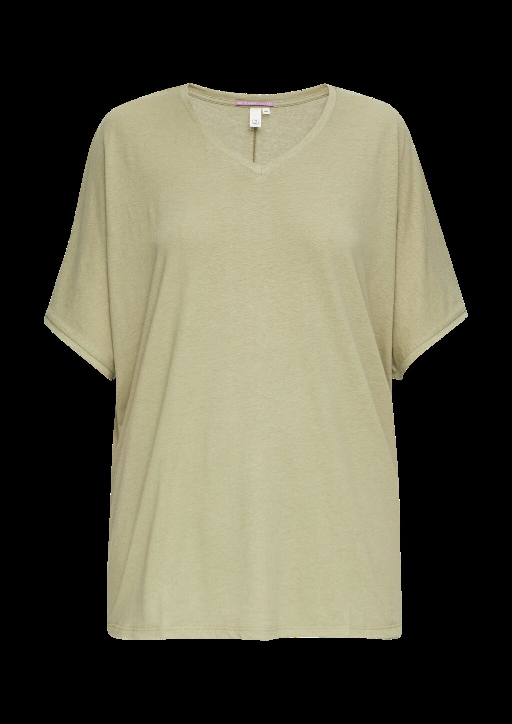 T-Shirt aus Leinenmix im Relaxed Fit