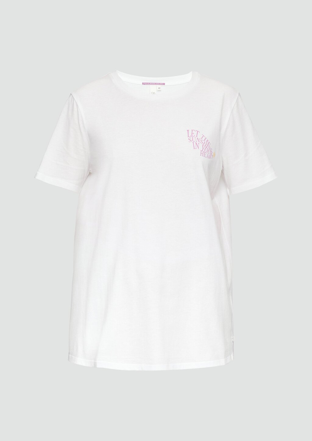 T-Shirt aus Baumwolle mit Print-Detail