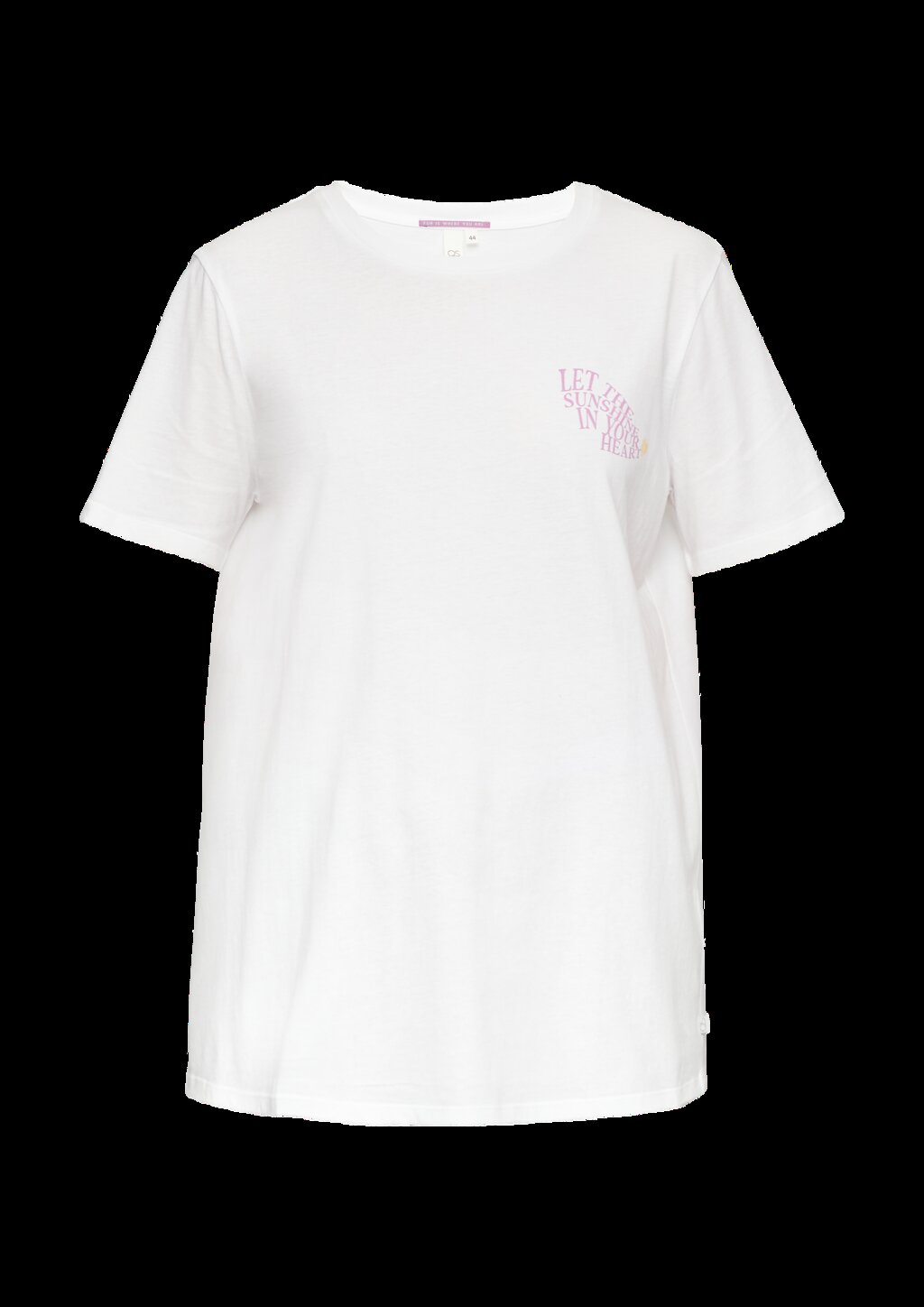 T-Shirt aus Baumwolle mit Print-Detail