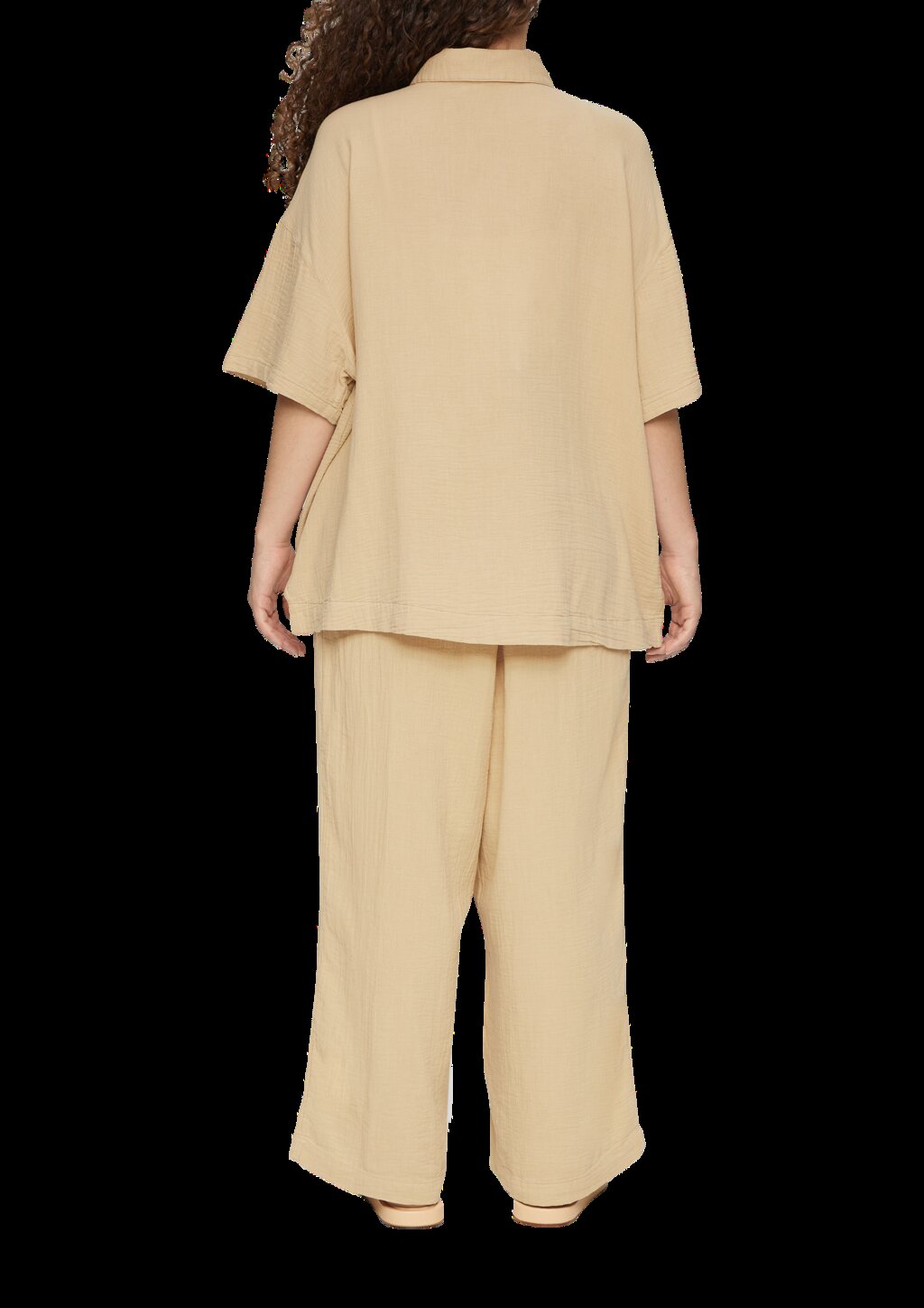 Hemdbluse aus Baumwolle in kurzer Länge