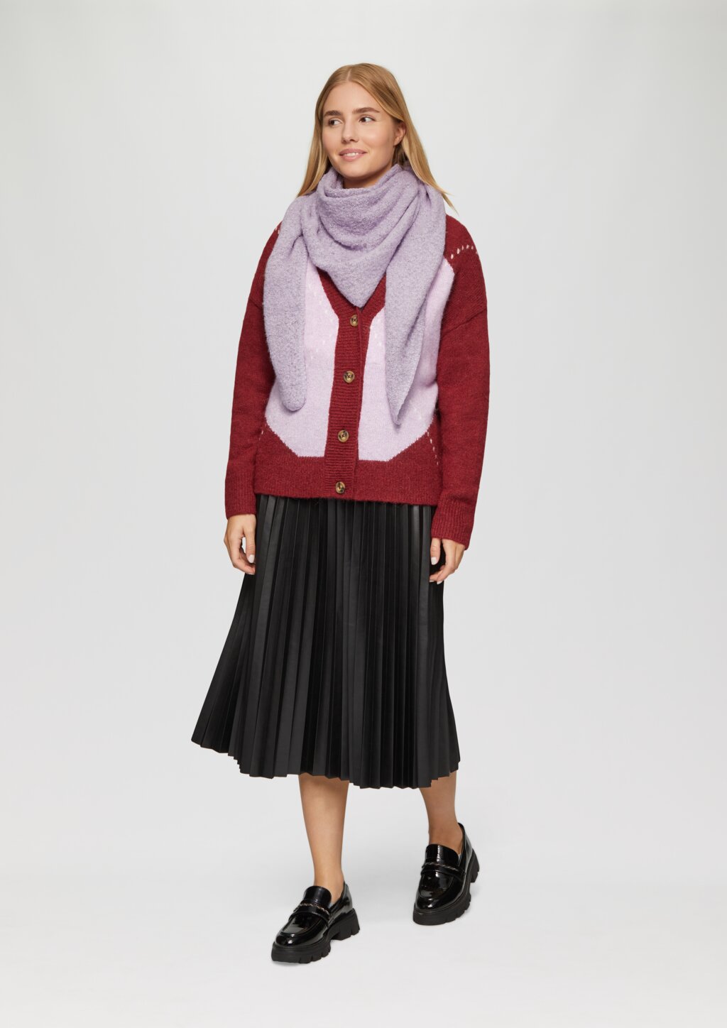 Schal aus Baumwollmix