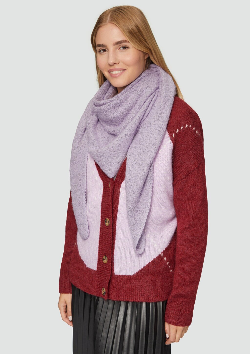 Schal aus Baumwollmix