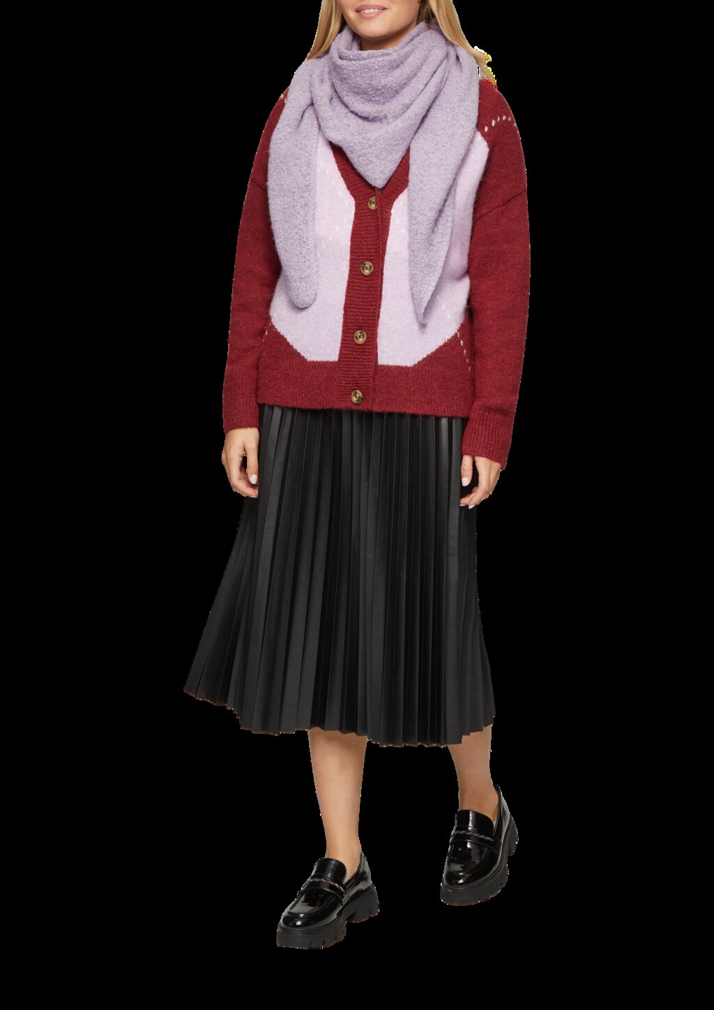 Schal aus Baumwollmix