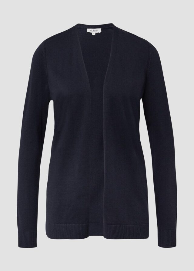 Cardigan aus Viskose-Baumwollmix