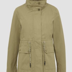 Baumwolljacke mit Tunnelzug in der Taille