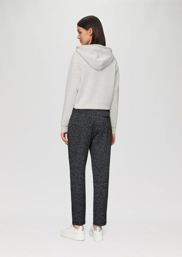 Jogg Pants im melierter Optik mit elastischem Bund