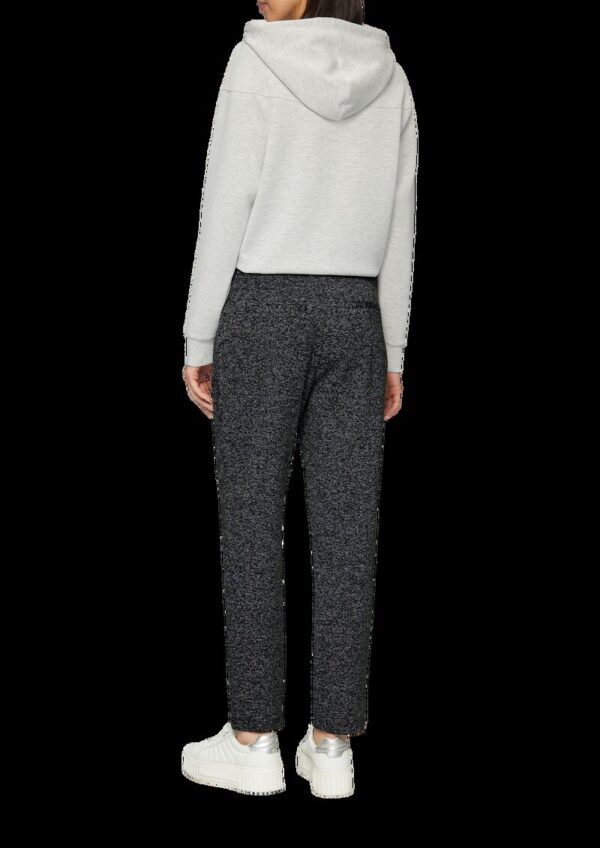 Jogg Pants im melierter Optik mit elastischem Bund
