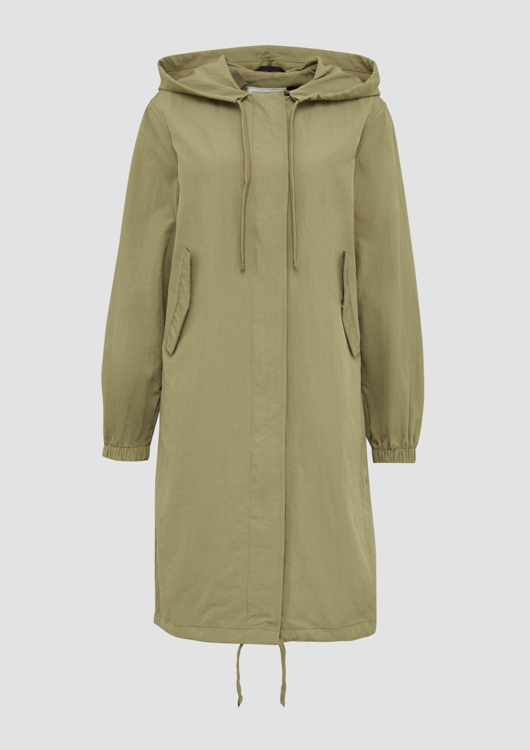 Legerer Nylonparka mit Kapuze