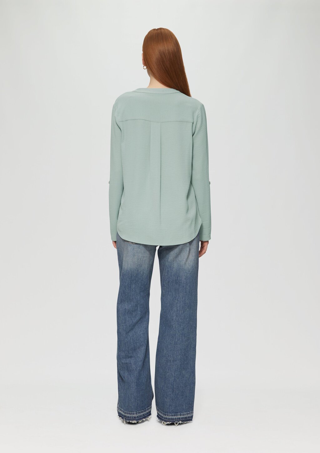 Tunikabluse mit Ärmeln zum Krempeln