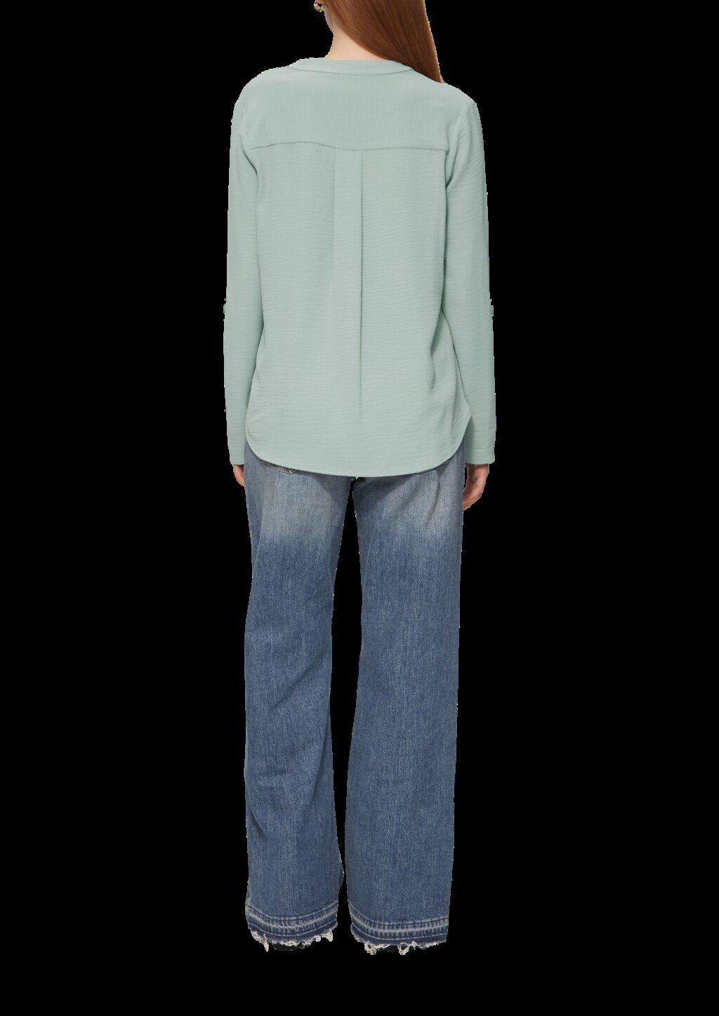 Tunikabluse mit Ärmeln zum Krempeln