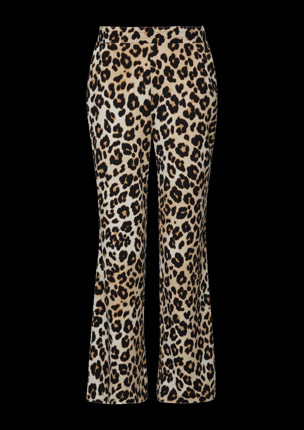 Hose mit Wide Leg aus strukturiertem Jersey