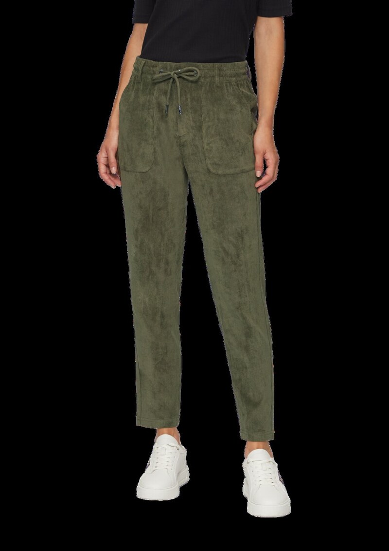 Fließende Jogpants aus Feincord